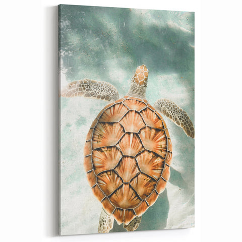 Sea Turtle Serenity - Tropical Summer Vibes Prints
