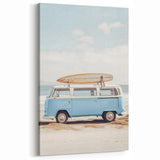 Retro Beach Van - Summer Vibes Wall Art