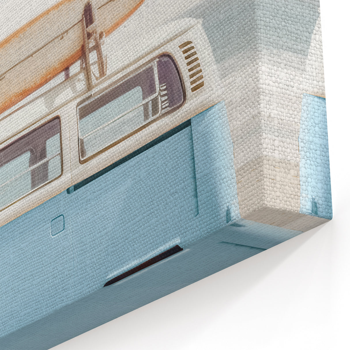 Retro Beach Van - Summer Vibes Wall Art