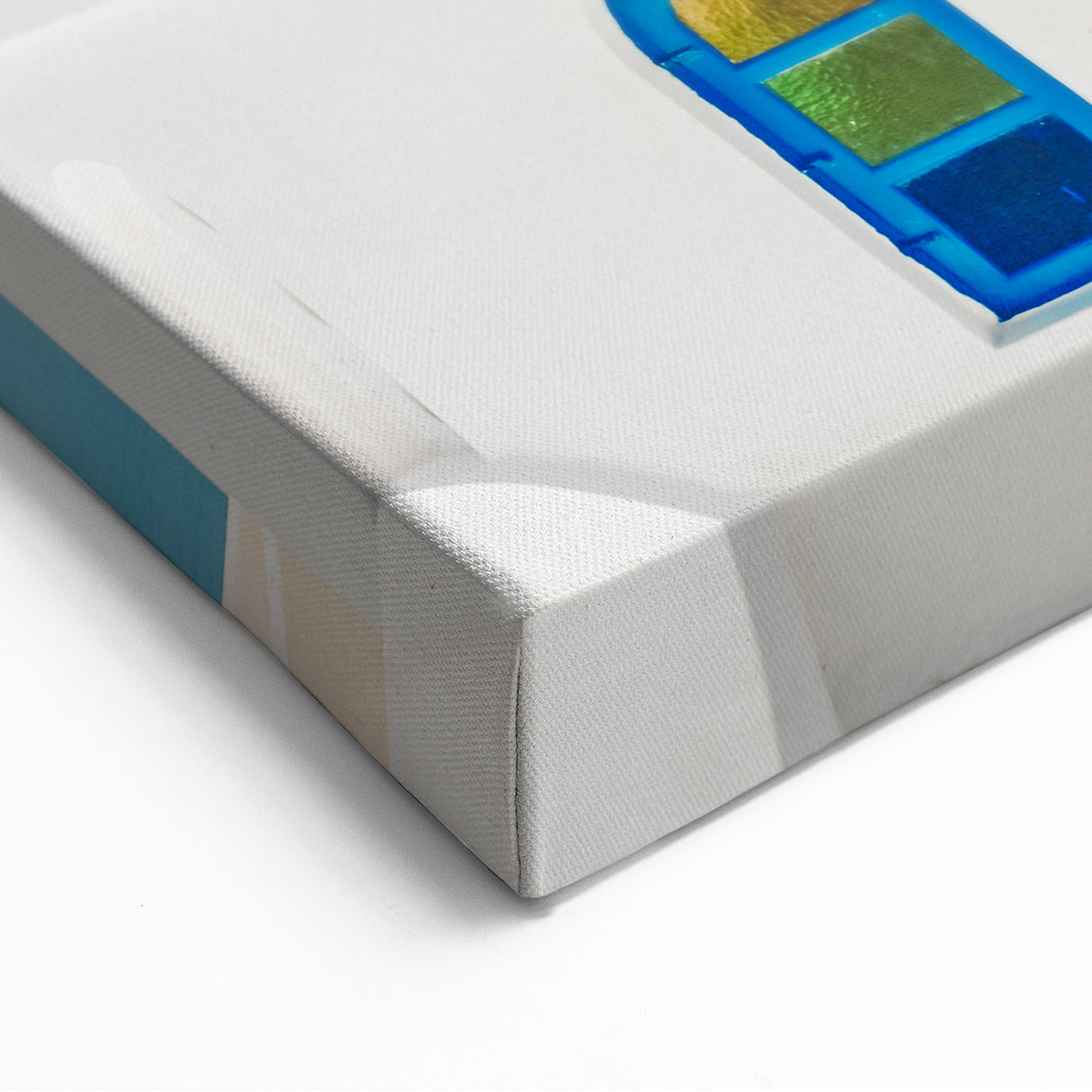 Santorini Bloom - Summer Scenery Canvas Wall Art