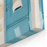 Summer Wall Art – Blue Door and White Walls for Relaxing Beach Vibes