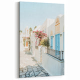 Floral Summer Art – Mediterranean Streets and Vibrant Bougainvillea