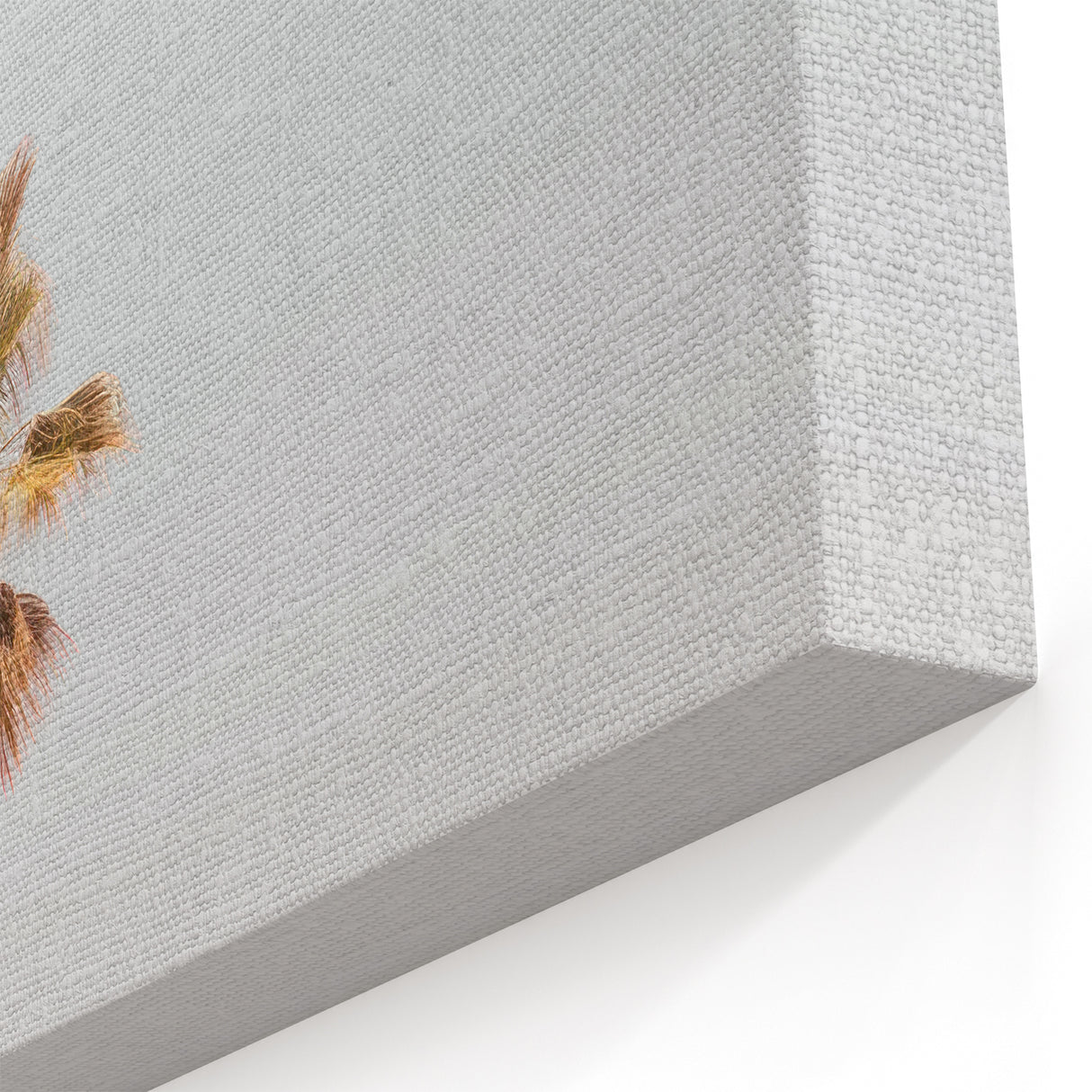 Summer Scenery Canvas – Palm Tree with Soft Pastel Sky