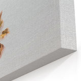 Summer Scenery Canvas – Palm Tree with Soft Pastel Sky