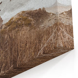 Summer Landscape Art – Coastal Cliff and Ocean Serenity