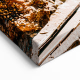 Tropical Wall Art – Turquoise Ocean Waves and Rocky Shore