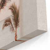 Summer Wall Art – Tropical Palm Sunset Canvas Print