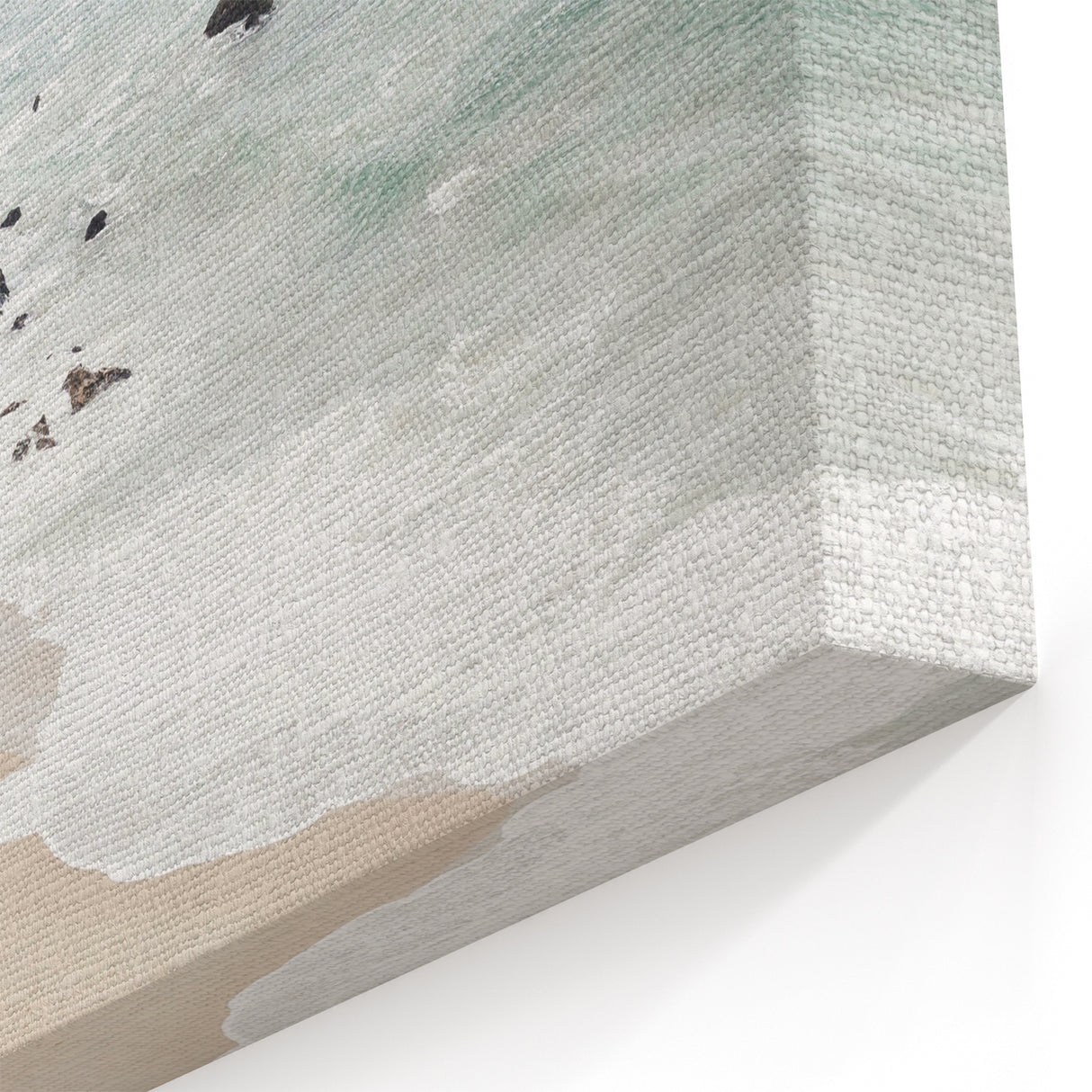 Summer Scenery Canvas – Coastal Serenity Beach Print