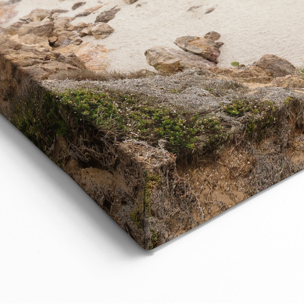 Summer Scenery Canvas – Coastal Serenity Beach Print