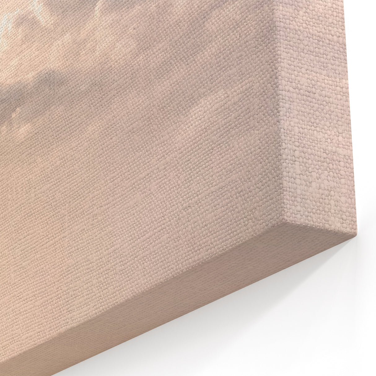 Floral Summer Art – Golden Mist Mountain Landscape Print