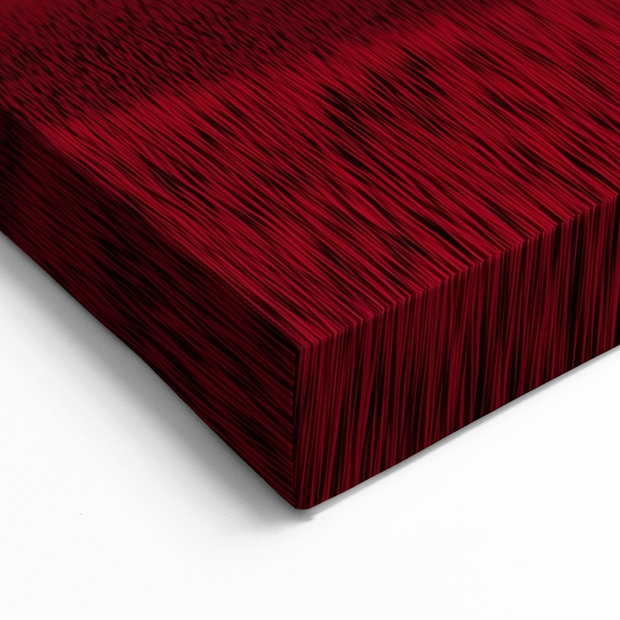 Rolling Fields Canvas Art - Dramatic Red Field Landscape Print