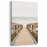 Beach Decor Prints - Summer Boardwalk Coastal Ocean Canvas