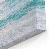Tropical Wall Art - Turquoise Ocean Waves Summer Beach Canvas