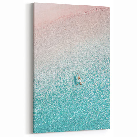 Tropical Wall Art - Relaxing Summer Pool Water Canvas Print