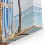 Summer Vibes Prints - Tropical Surfboards Beach Decor Canvas
