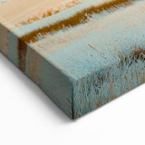 Fields Panorama Wall Decor - Golden Tree Under Blue Sky Art