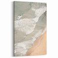 Beach Decor Prints - Soft Ocean Waves and Sandy Shore Canvas