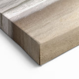 Sunset Canvas Art - Calm Ocean Horizon with Pastel Sky Print