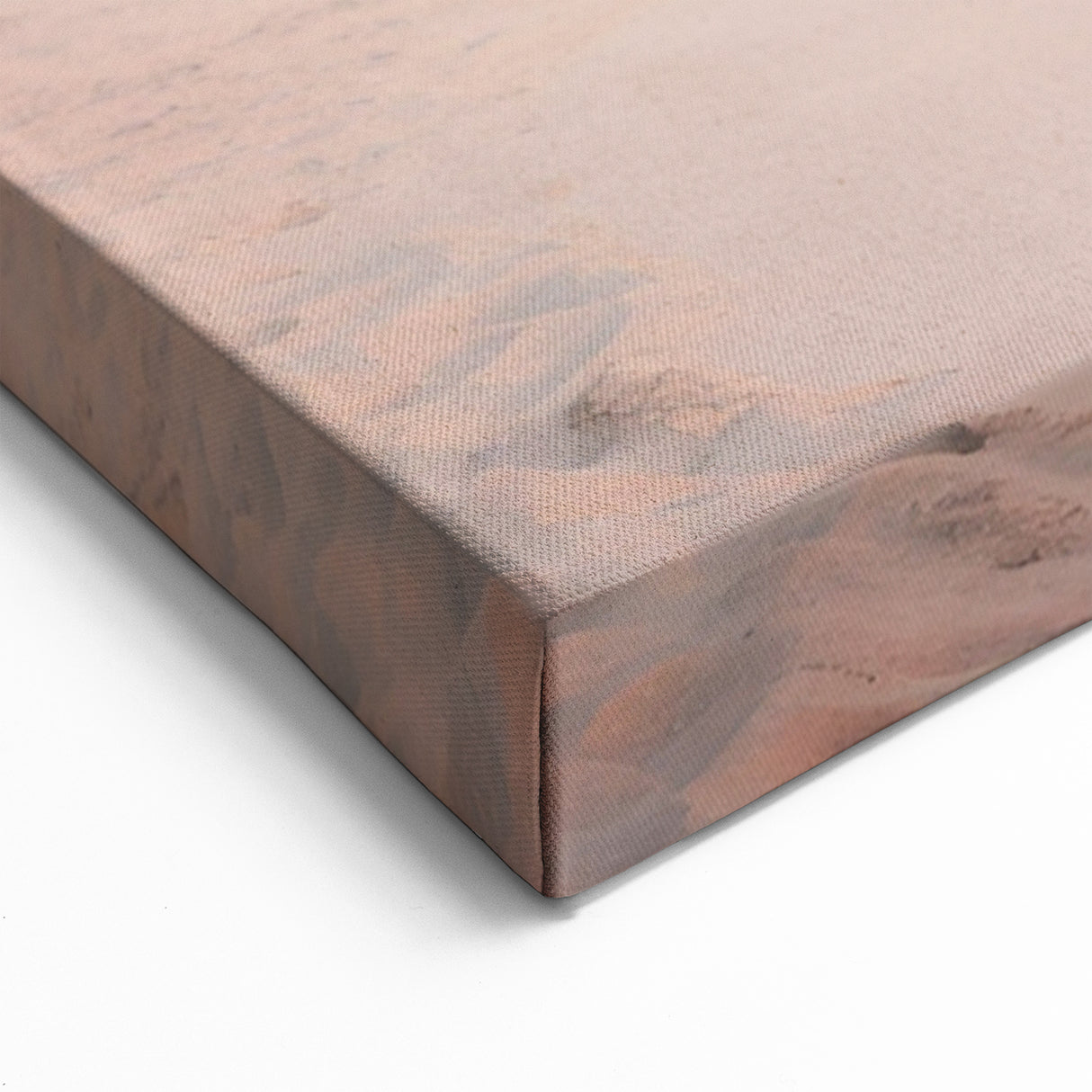 Tropical Wall Art - Palm Trees and Waves at Sunset Beach Print