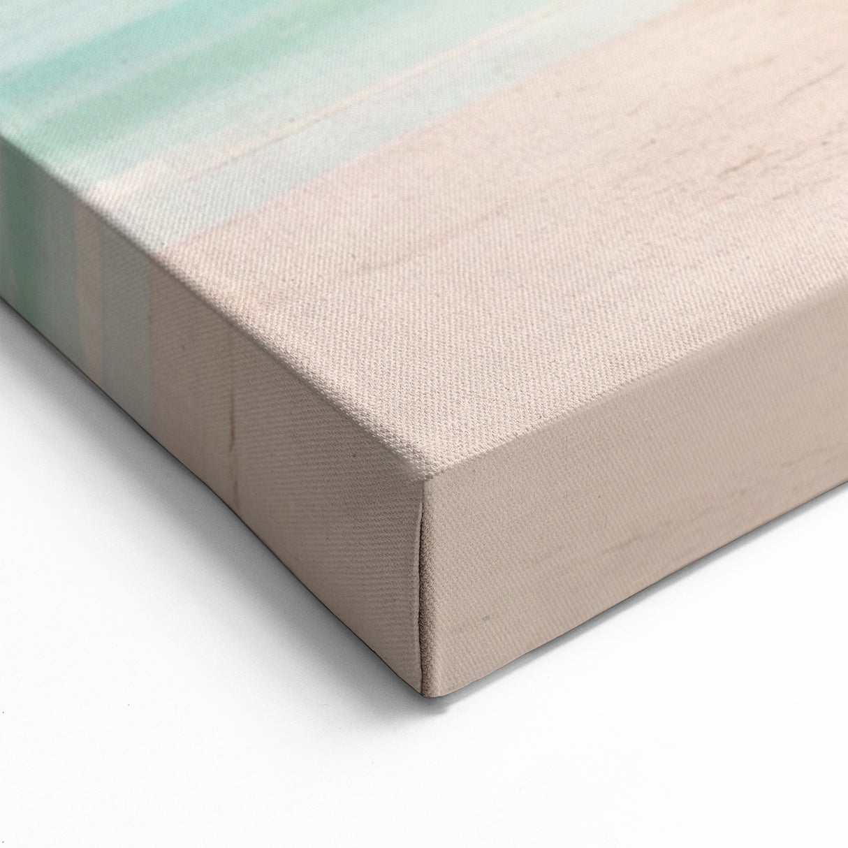 Tropical Wall Art - Vintage Van on a Sandy Beach with Ocean View