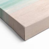 Tropical Wall Art - Vintage Van on a Sandy Beach with Ocean View