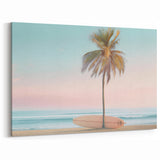 Beach Decor Print - Palm Tree Summer Vibes Art