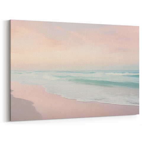 Summer Scenery Canvas - Serene Beach Landscape Art