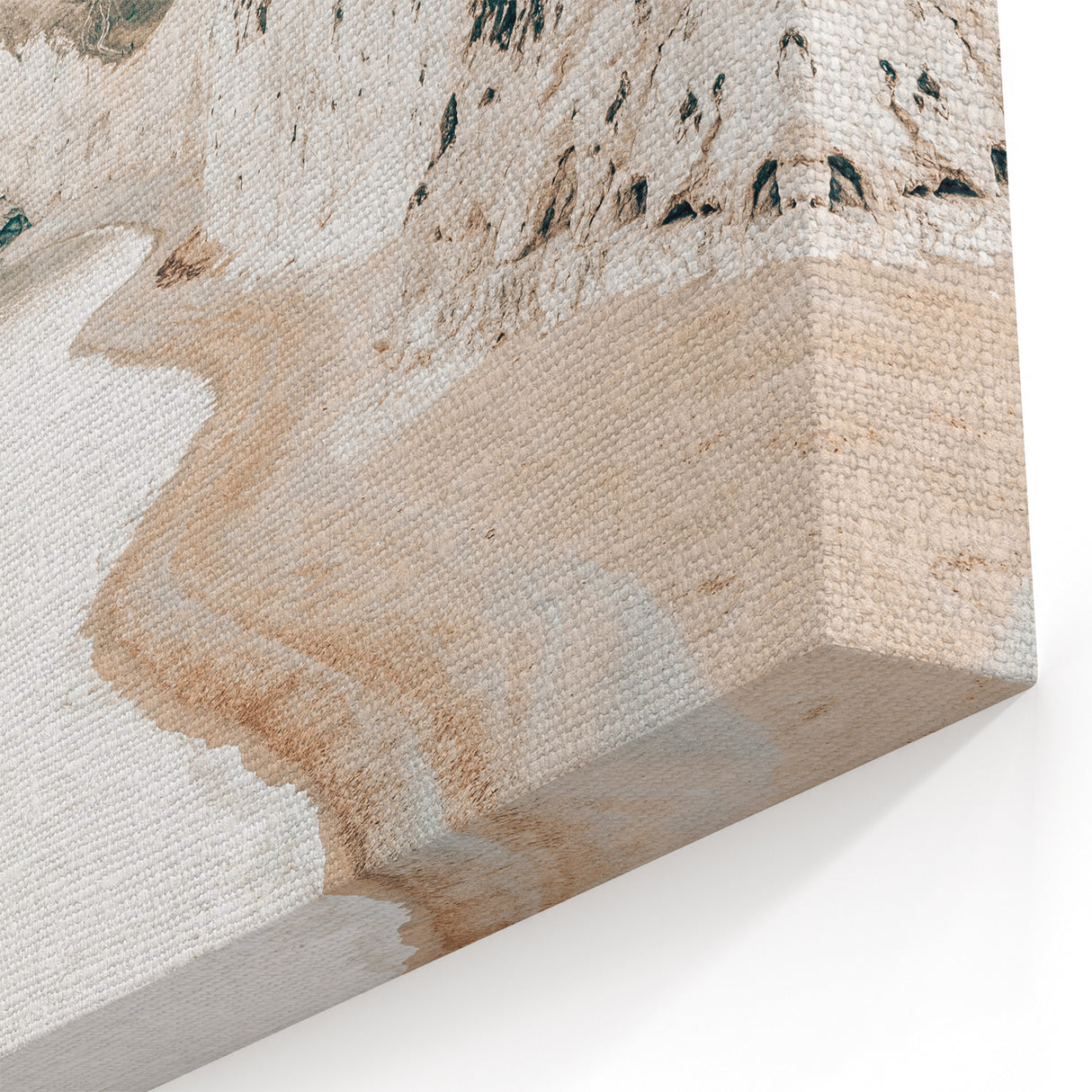 Summer Landscape Art - Coastal Cliff Beach Canvas