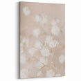 Beach Decor Print - White Blooms Summer Scenery Canvas