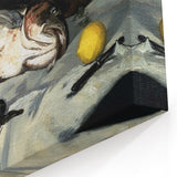 Seafood Still Life Dishes Wall Art – Kitchen Wall Decor for Dining Rooms