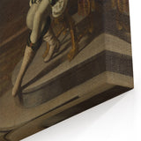 Classic Baroque Art Print - Dramatic Scene with Regal Elegance