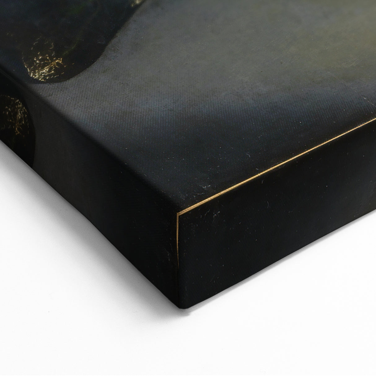 Baroque Art Print - Golden Elegance and Mystery in a Dim Setting