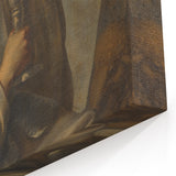 Baroque Art Print - Blindfolded Warrior with Chalice and Candle