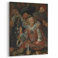 Baroque Art Print - Festive Banquet Scene with Rich Details