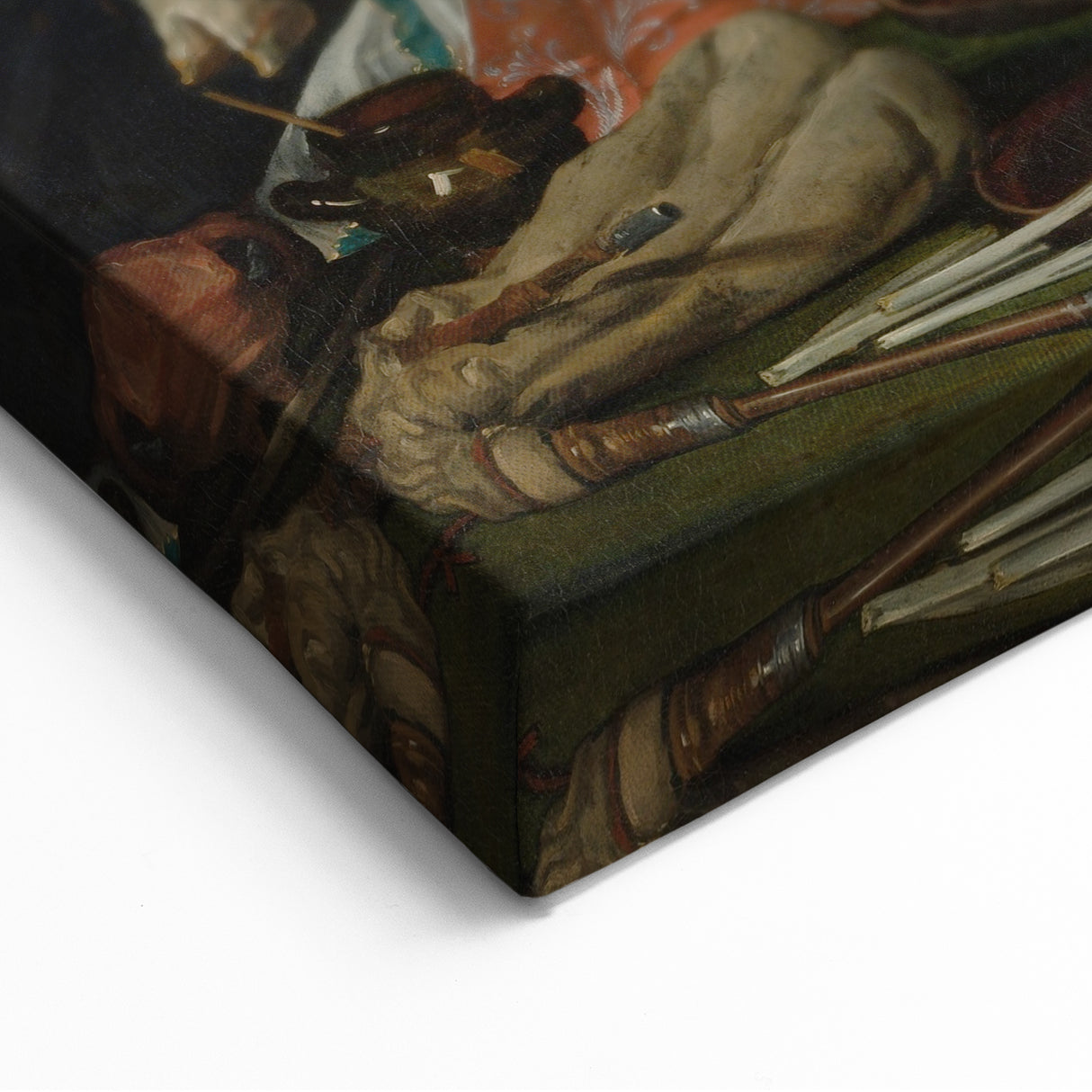 Baroque Art Print - Festive Banquet Scene with Rich Details