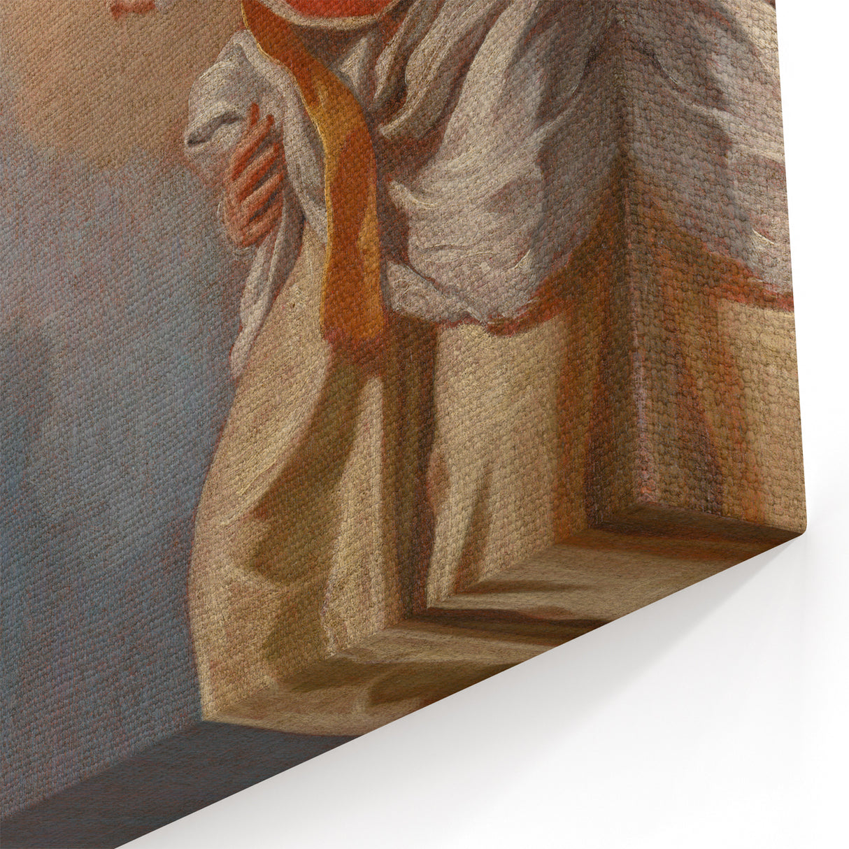 Baroque Art Print - Angelic Figures in Flowing Robes