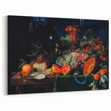 Baroque Art Print - Luxurious Still Life with Fruit and Goblets