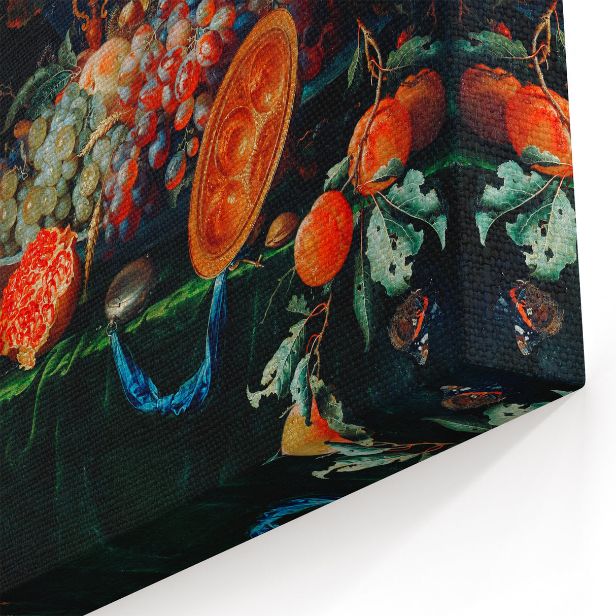 Baroque Art Print - Luxurious Still Life with Fruit and Goblets
