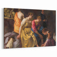 Baroque Art Print - Classic Scene with Elegant Figures and Warm Tones