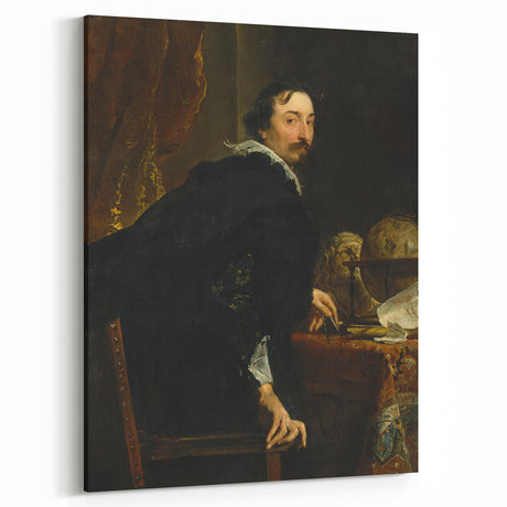 Baroque Portrait of a Gentleman with Globe - Classic Art Prints