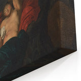 Baroque Scene of Sleeping Nymph and Watcher - Classic Art