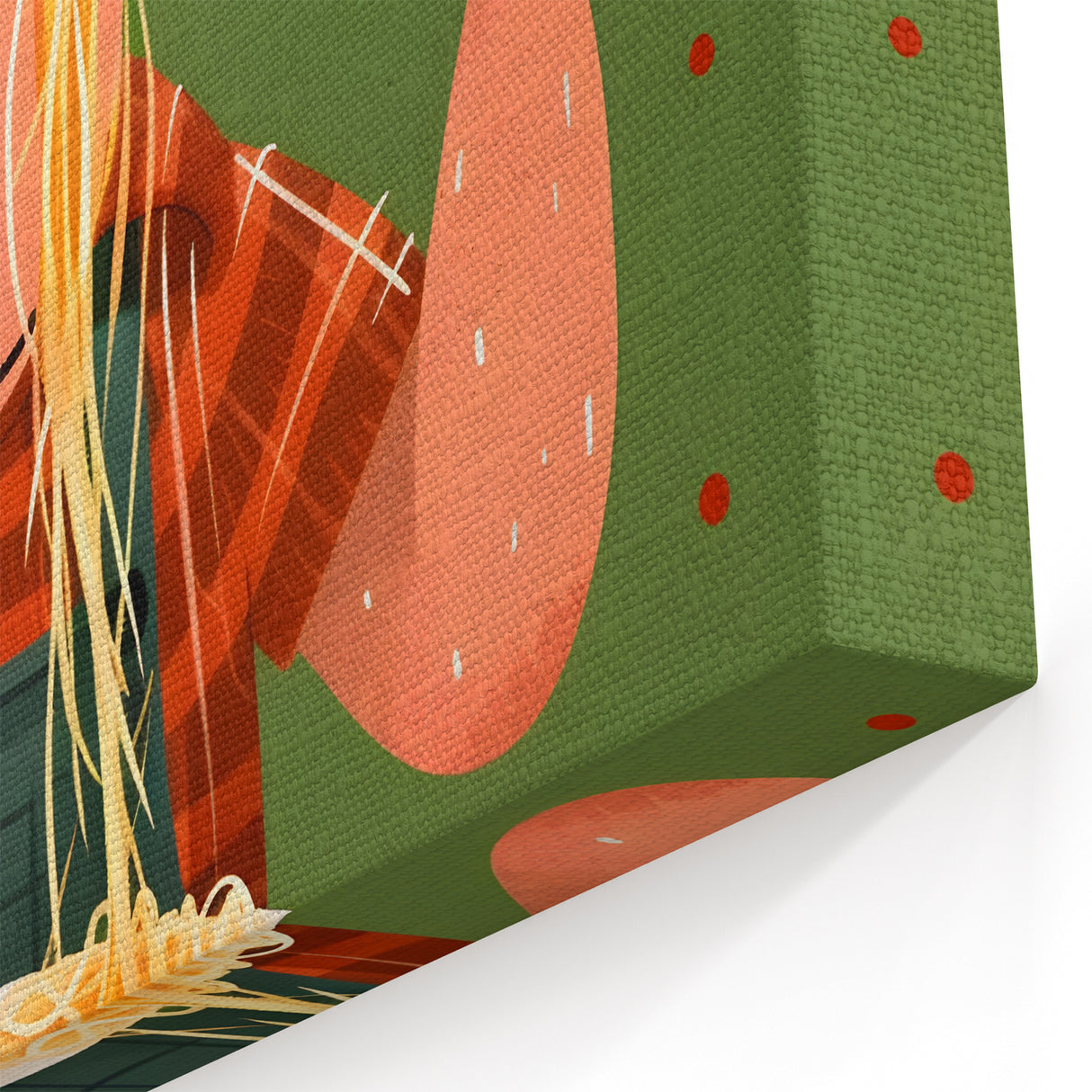 Playful Spaghetti Lover Wall Art – Fun Kitchen Wall Decor