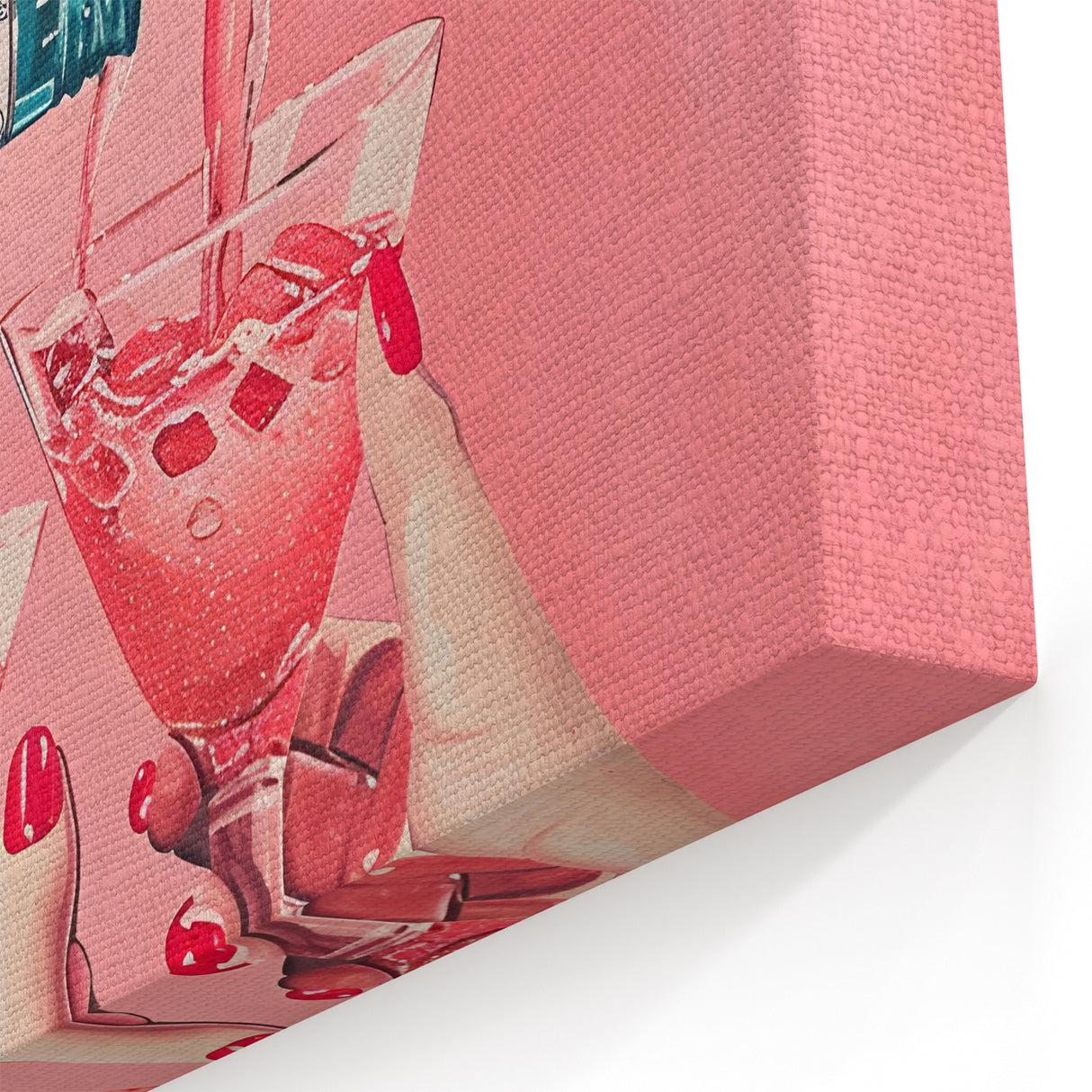 Elegant Cocktail Pour Wall Art – Modern Kitchen and Dining Room Decor