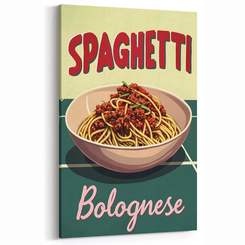 Spaghetti Bolognese Wall Art – Fun Kitchen and Dining Room Decor