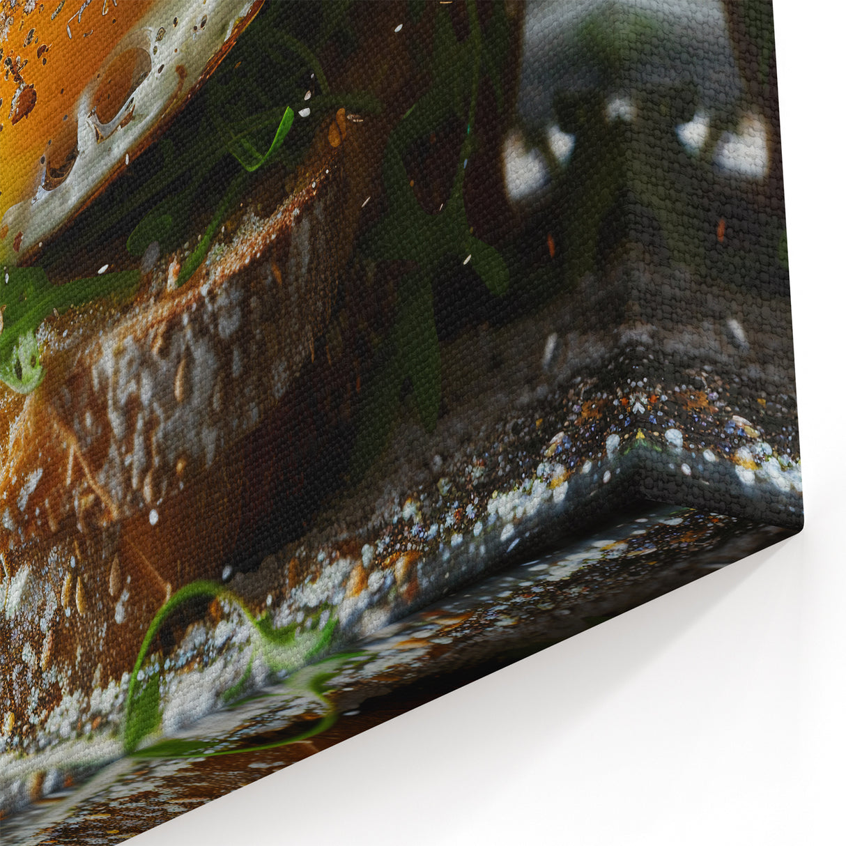 Egg and Greens Toast Wall Art - Elegant Kitchen and Dining Room Decor