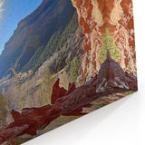 Sunlit Desert Cave Wall Art - Stunning Landscape Canvas Prints