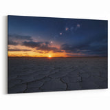 Desert Sunrise Under Starry Sky Southwestern - Stunning Canvas Prints
