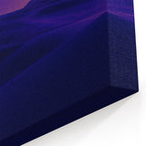 Starlit Desert Night Cactus Wall Art - Ethereal Sand Dunes Canvas Prints