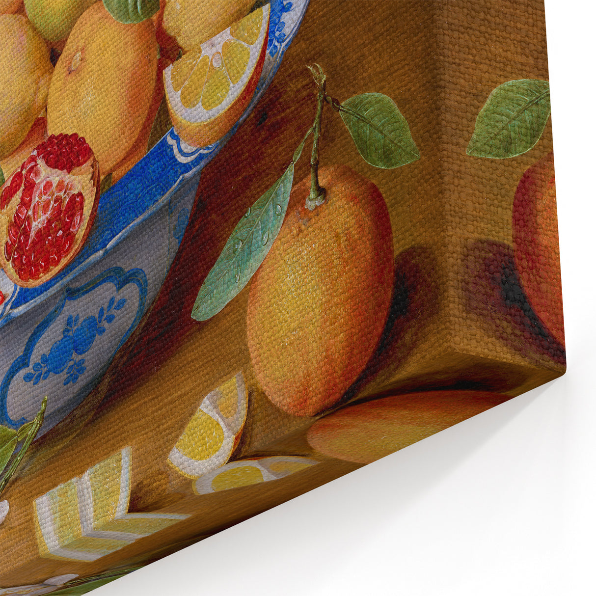 Baroque Still Life with Citrus - Classic and Elegant Rococo Art
