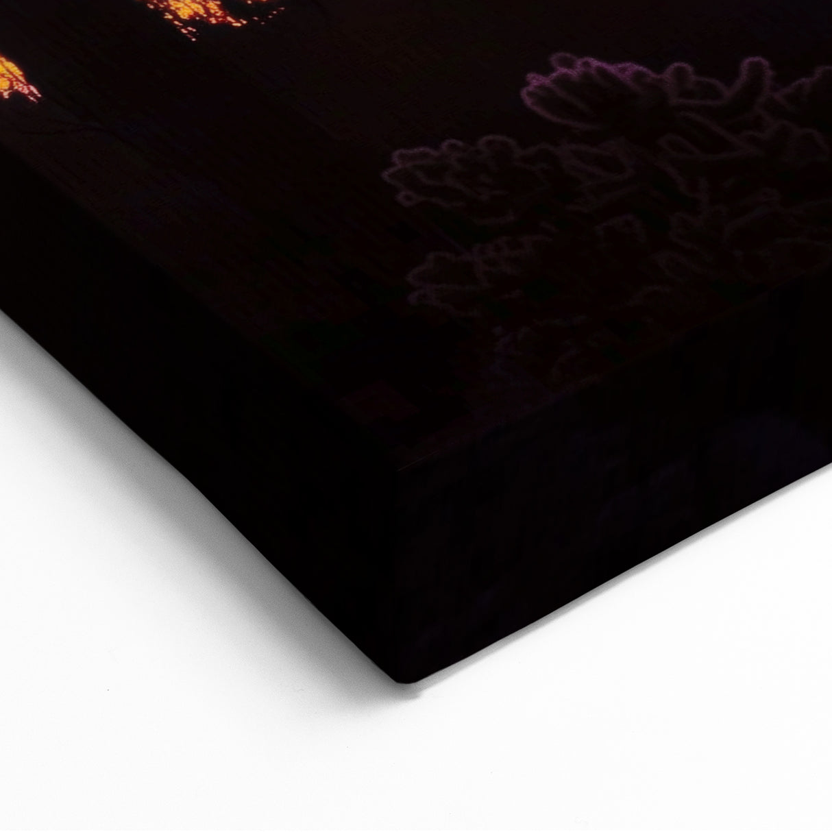 Cactus Wall Art - Vibrant Desert Sunset Landscape Canvas Prints